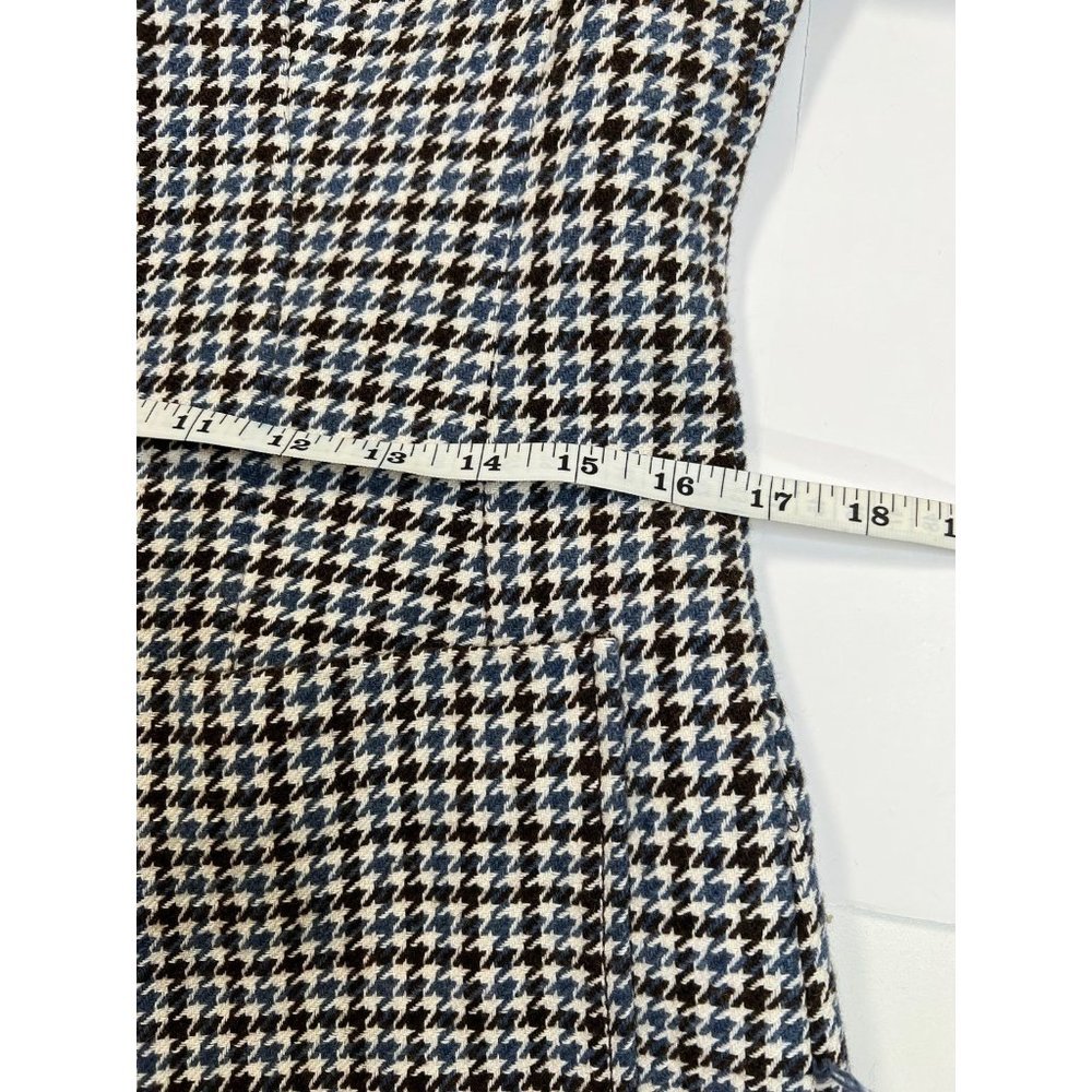 Kate Spade French Cream Pop Houndstooth Blazer Jacket Size 4 - Picture 12 of 12